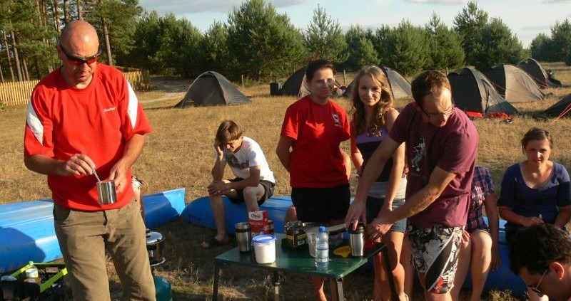 Spływ kajakowy studentów Turystyki i Rekreacji
