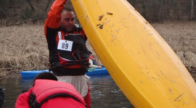 Spływ zimowy Wda 2015