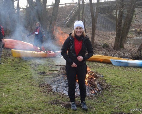 Spływ zimowy Wda 2015