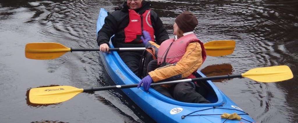 Spływ zimowy Wda 2015