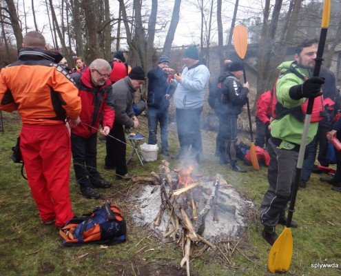 Spływ zimowy Wda 2015