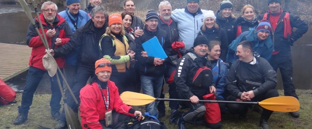 Spływ zimowy Wda 2015