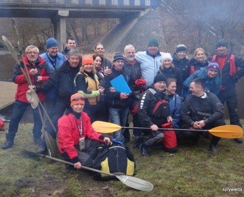 Spływ zimowy Wda 2015