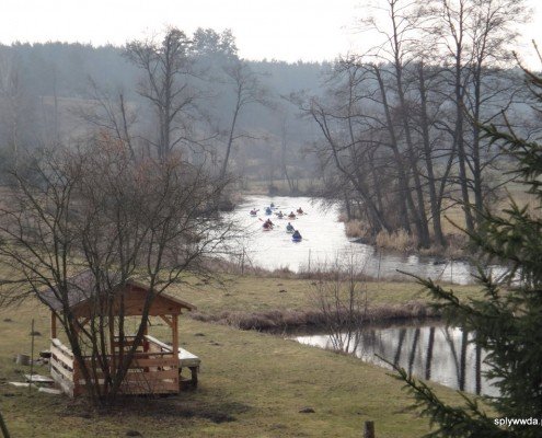 Spływ zimowy Wda 2015