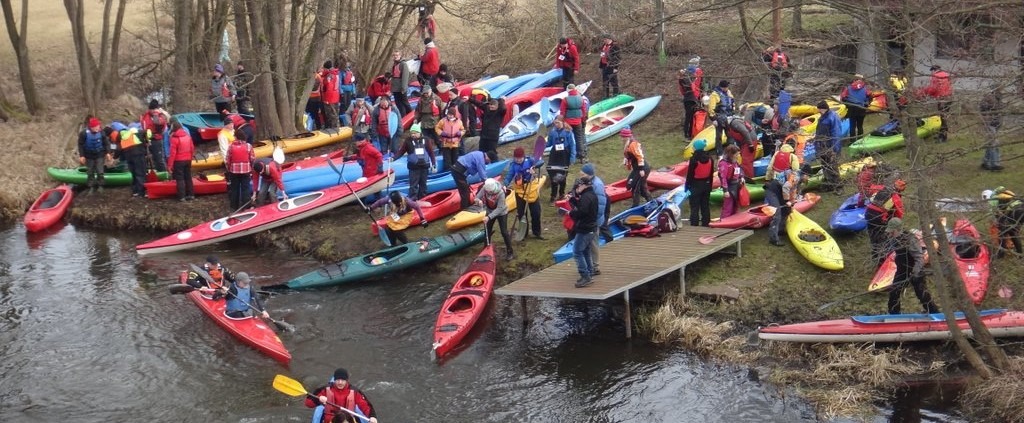 Spływ zimowy Wda 2015