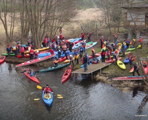 Spływ zimowy Wda 2015
