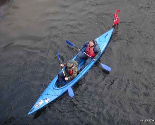 Spływ zimowy Wda 2015