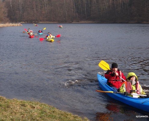 Spływ zimowy Wda 2015