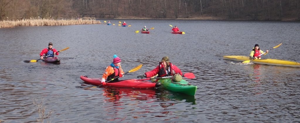 Spływ zimowy Wda 2015