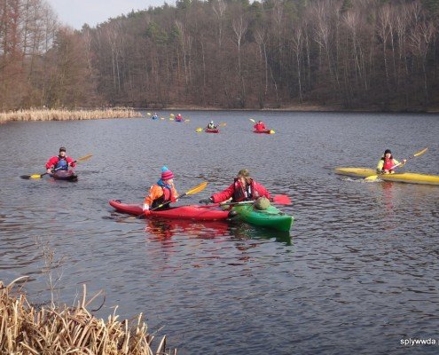 Spływ zimowy Wda 2015